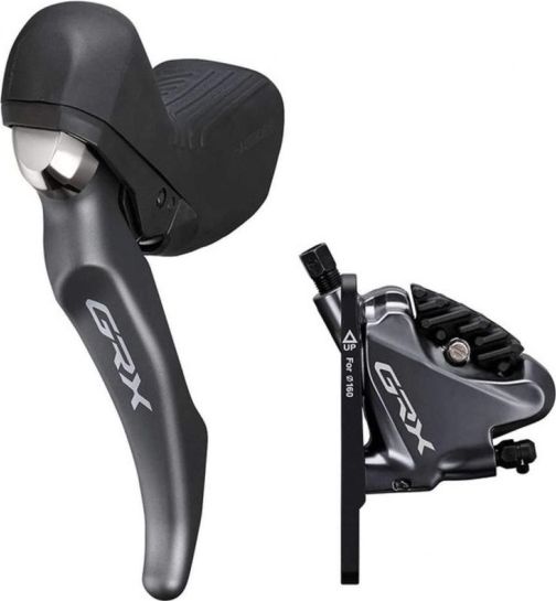 Шоссейные пистолеты Shimano GRX ST-RX810 (2x11) с гидравлическим тормозом RX810 (левый - передний)
Шоссейные пистолеты Shimano GRX ST-RX810 (2x11) с гидравлическим тормозом RX810 (левый - передний)