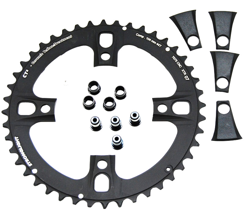 Звезда системы Stronglight для Shimano XTR FC M970 7075-T6 CT (черный 44 BCD 104 мм)
Звезда системы Stronglight для Shimano XTR FC M970 7075-T6 CT (черный 44 BCD 104 мм)