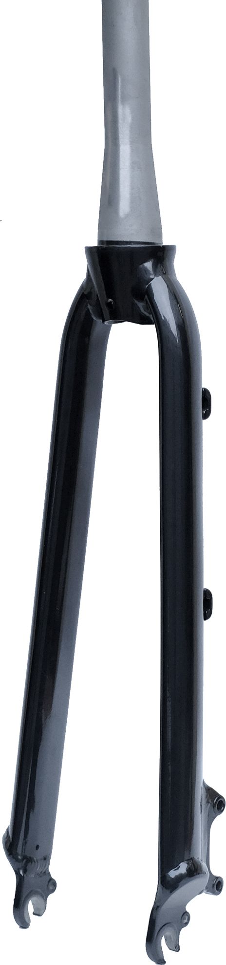 Жесткая алюминиевая вилка Format 1-1/8-1.5 28" (черный 187 мм эксцентрик 9 мм шток 1 1/8"-1.5" (28.6 мм - 38.1 мм), алюминий для дисковых тормозов)