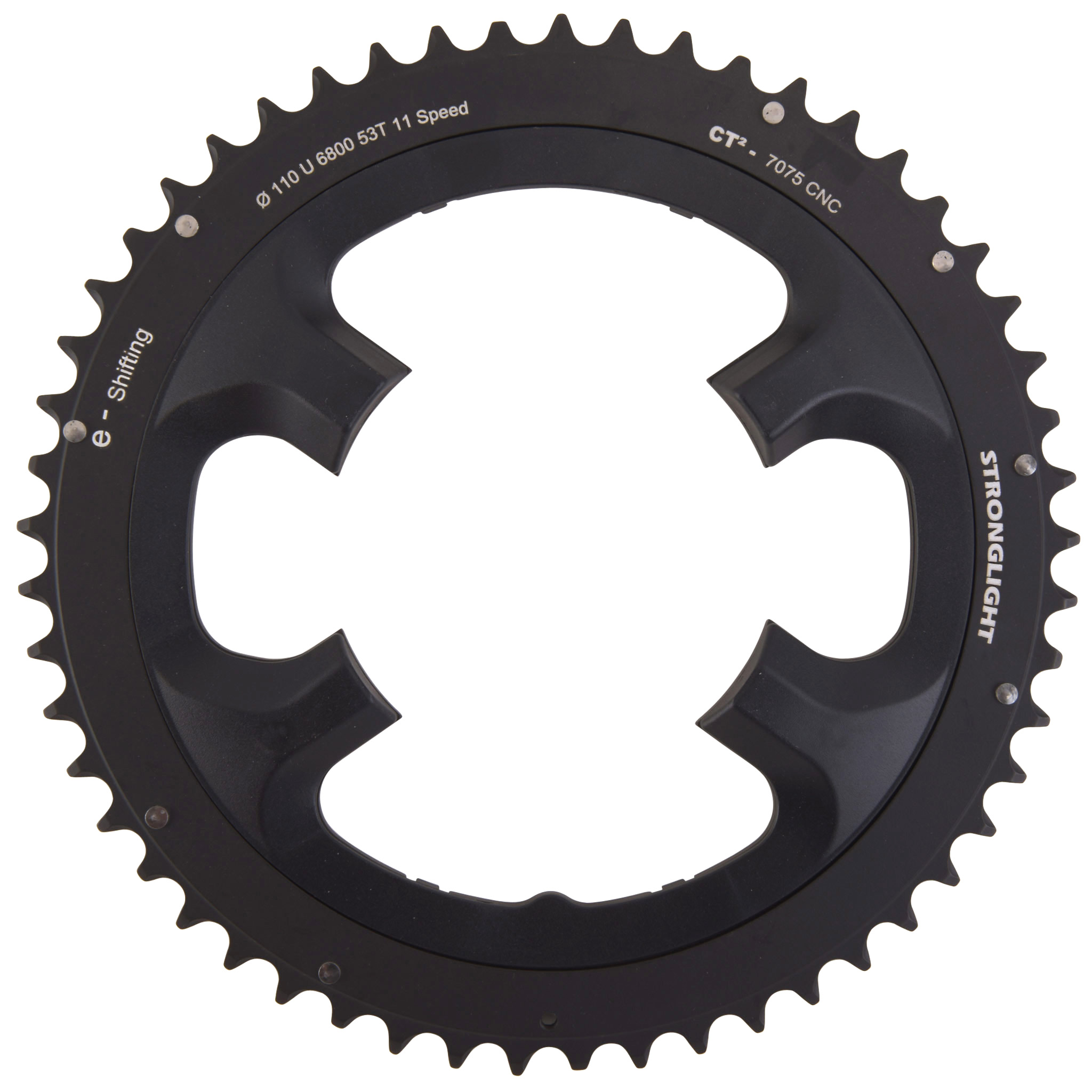 Звезда системы Stronglight для Shimano ULTEGRA FC-6800 7075-T6 CT (черный 52 BCD 110 ассиметричный (тип ABS))
Звезда системы Stronglight для Shimano ULTEGRA FC-6800 7075-T6 CT (черный 52 BCD 110 ассиметричный (тип ABS))