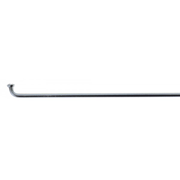 Спица cnSPOKE оцинкованная с стальным ниппелем (серебристый 250 мм квадратный ниппель  0.127" (3.23 мм) 14G (спица 2мм))