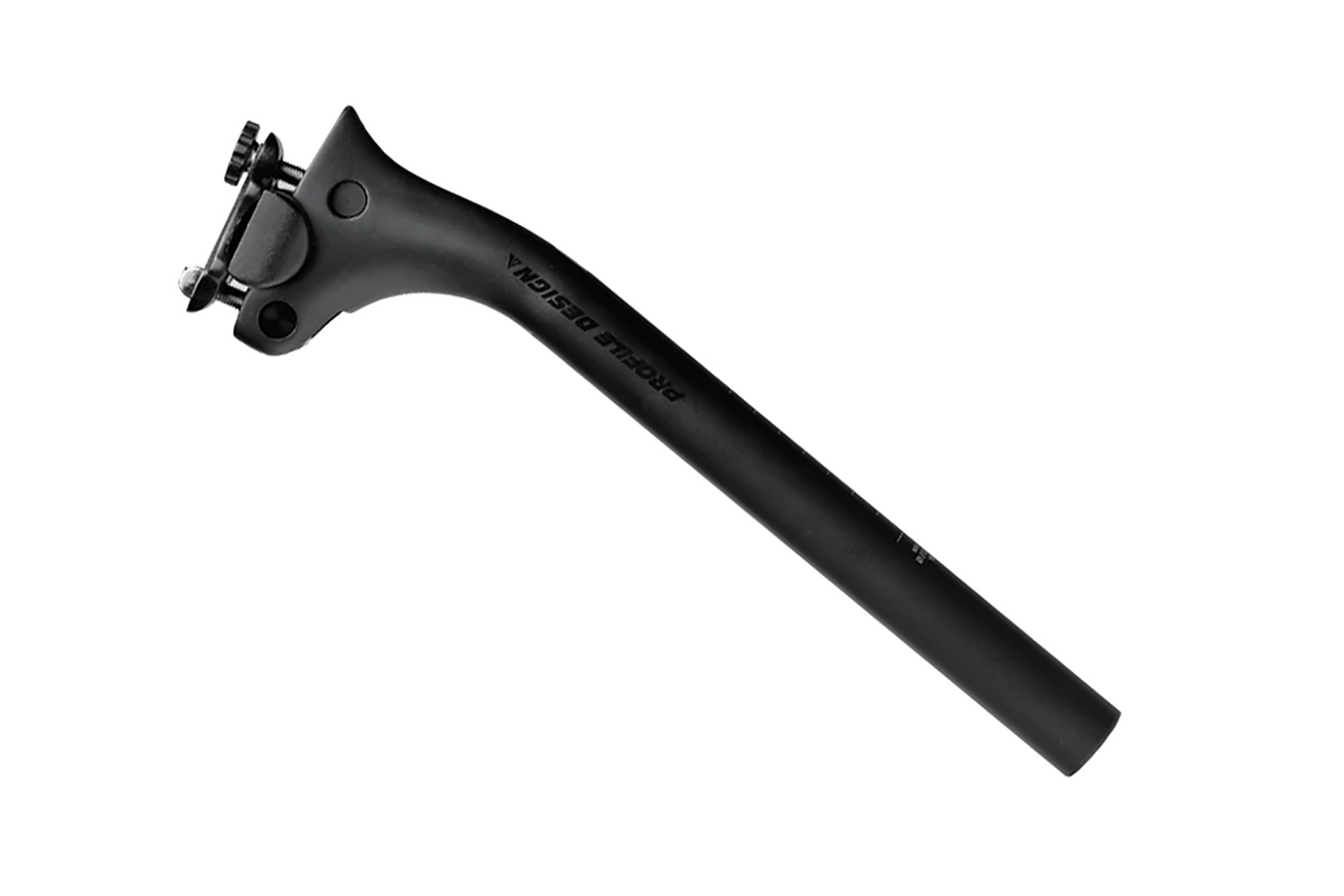 Подседельный штырь Profile Design Fast Forward с отрицательным оффсетом (черный 265 мм сдвиг замка 38 мм 27.2 мм + 31.6 мм)