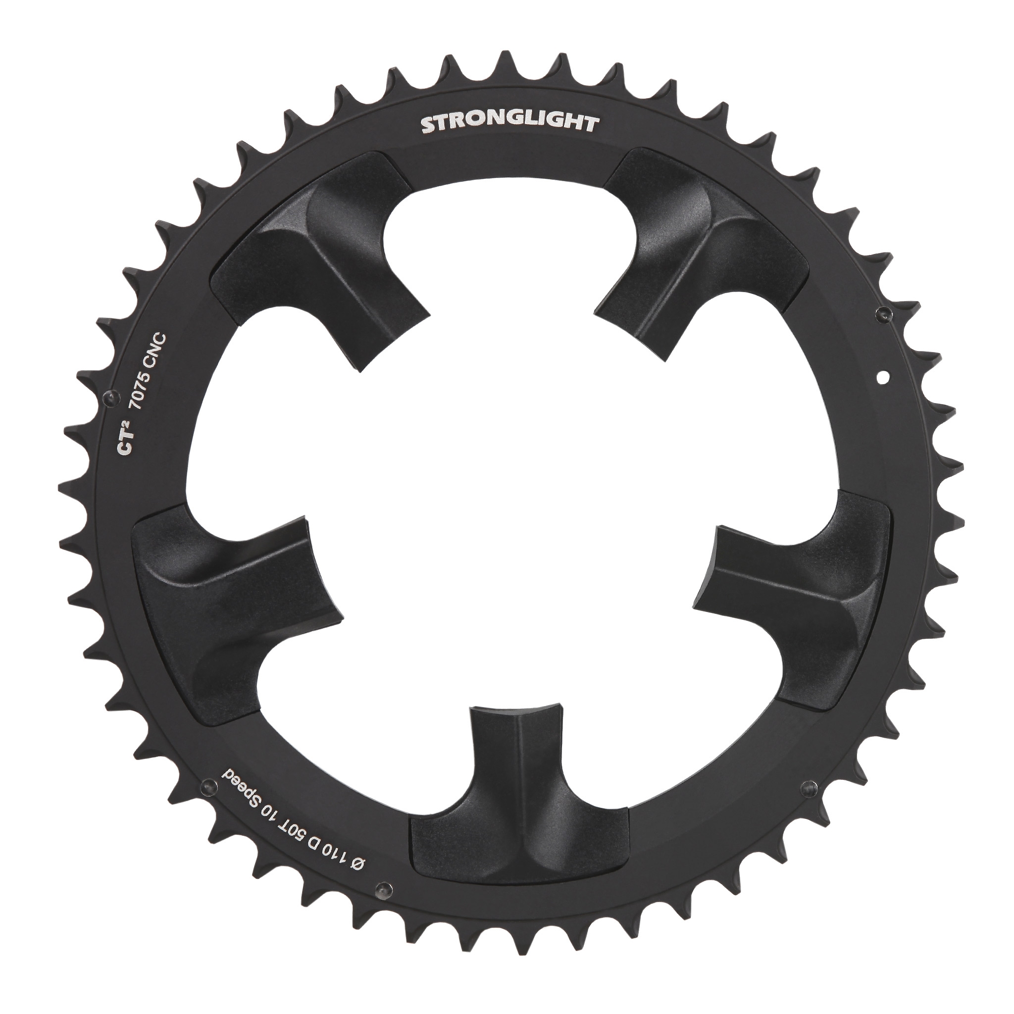 

Звезда системы Stronglight для Shimano DURA ACE FC-7900 7075-T6 CT (черный 52 BCD 130 мм)