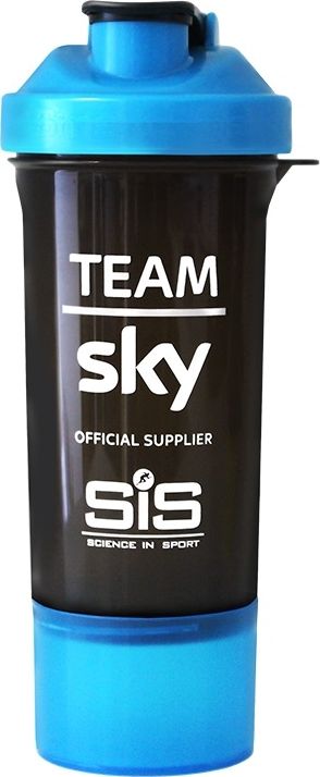 

Шейкер для смешивания напитков SiS Team Sky Smart Shaker (черный / синий 600 мл)