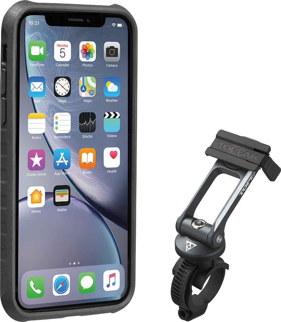 

Чехол и кронштейн для мобильного телефона Topeak RideCase для iPhone Xr (черный)