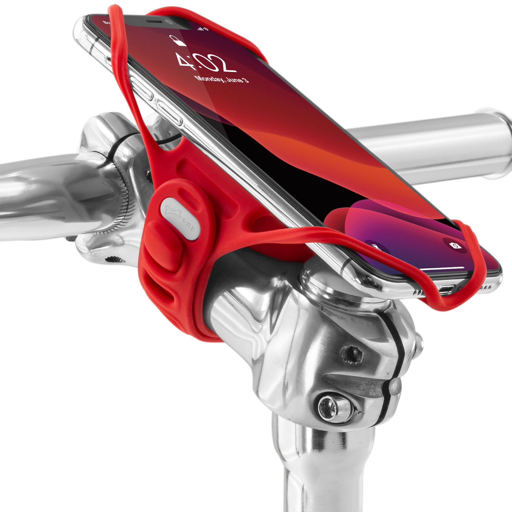 

Универсальный держатель смартфона на вынос Bone Bike Tie Pro 4 4.7"- 7.2" (красный)