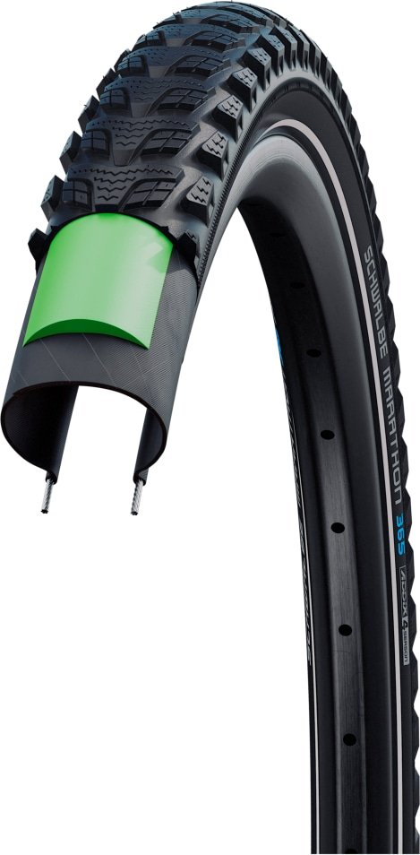 Покрышка антипрокольная Schwalbe Marathon 365  GreenGuard 28"