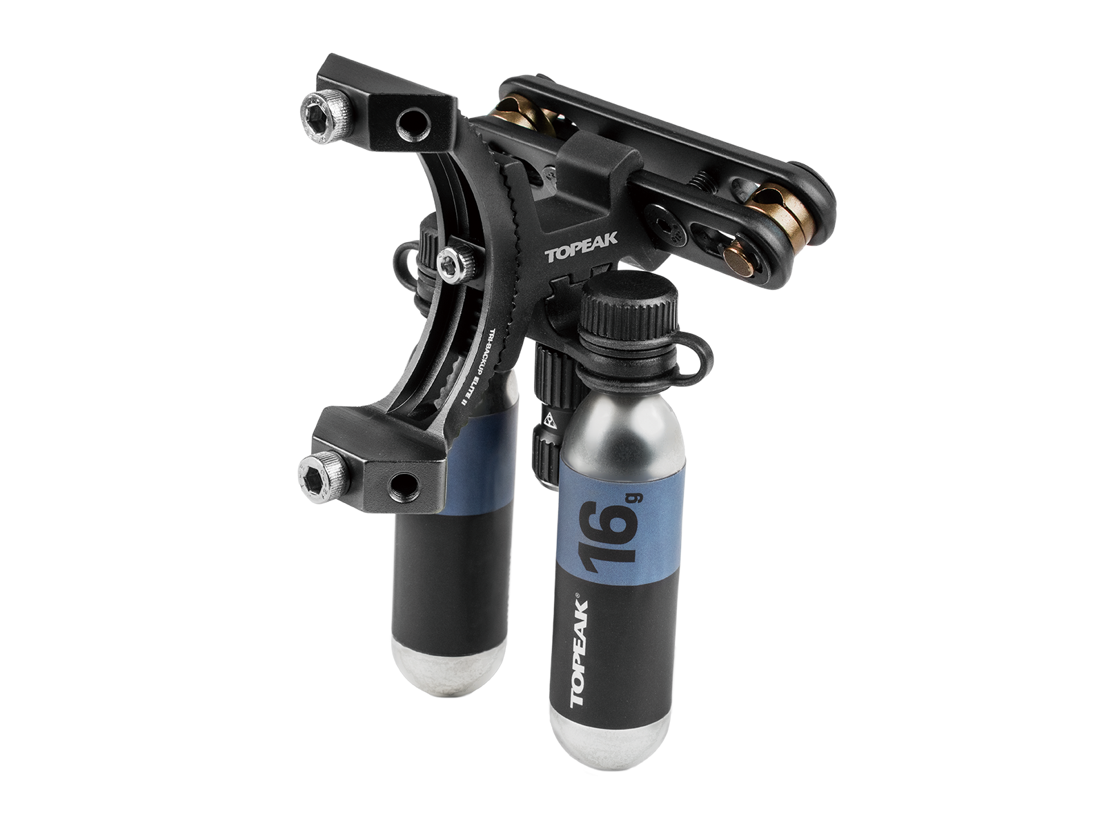 Подседельный держатель фляги и насоса CO2 Topeak TRI-BACKUP ELITE TBU-ELT 2