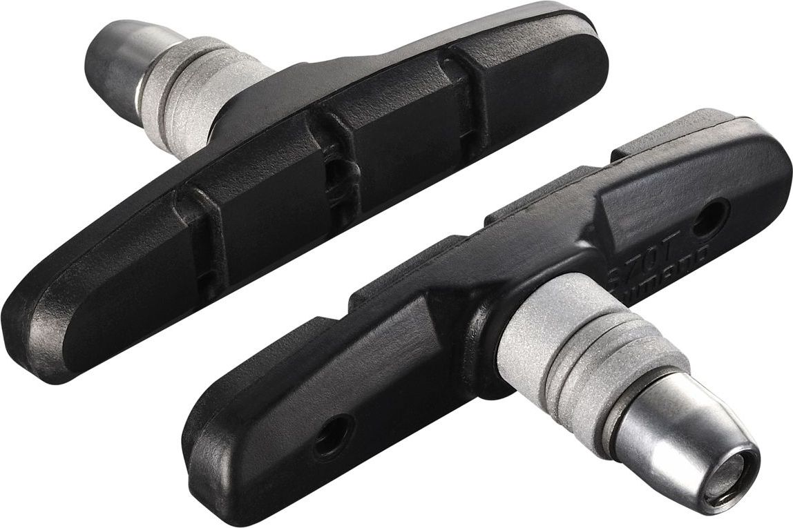 

Тормозные колодки для велосипеда v-brake Shimano S70T (черный комплект 1 пара)