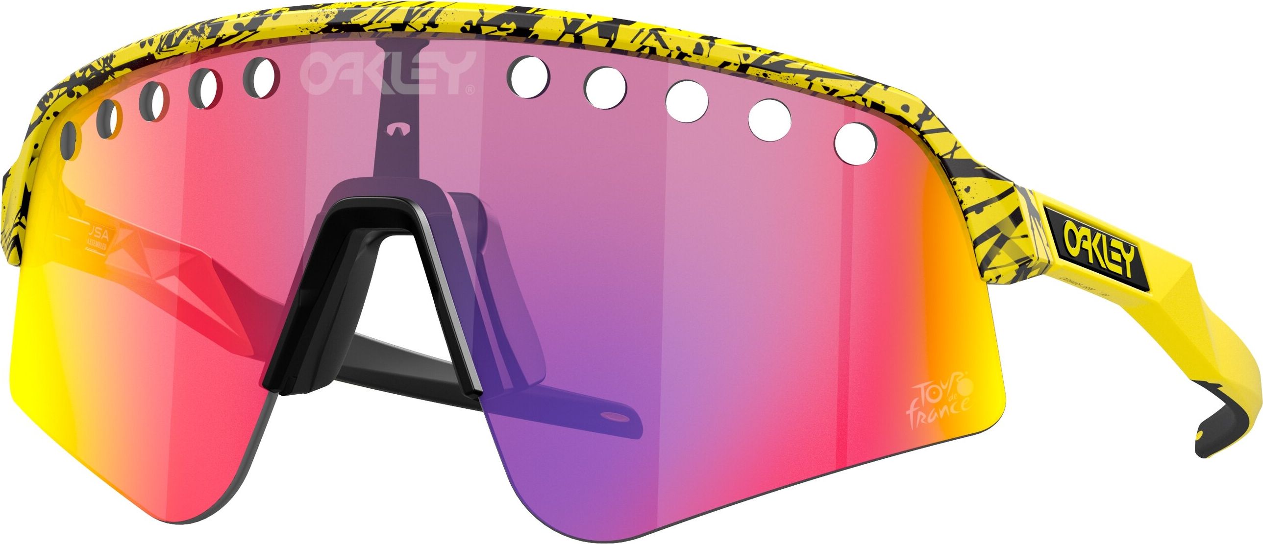 

Очки солнцезащитные Oakley Sutro Lite Sweep TDF Splatter/Prizm Road (комплект)
