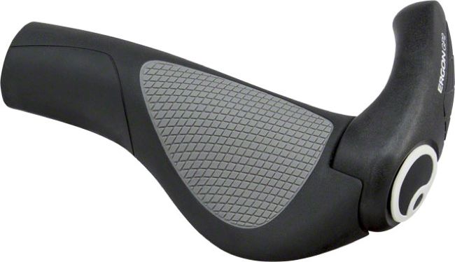 

Грипсы Ergon GP2-L с рогами (черный / серый)
