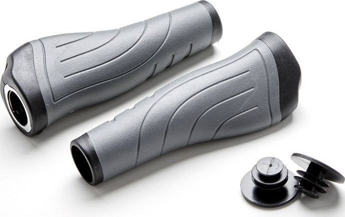 

Грипсы Clark's CE234 эргономичные с замком (черный / серый)