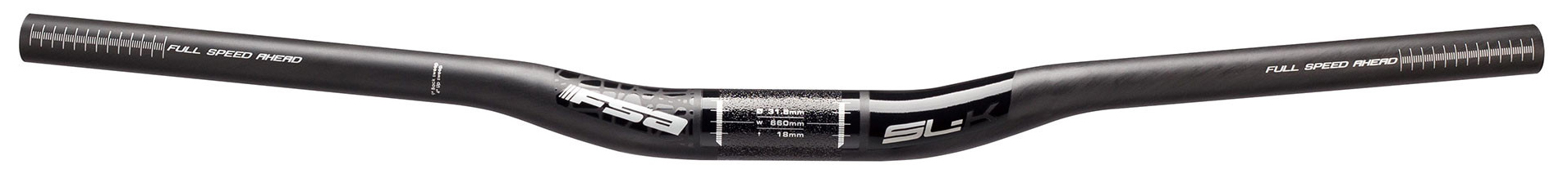 

Руль FSA SL-K Carbon Riser (черный 760 мм подъем 18 мм 31.8 мм)