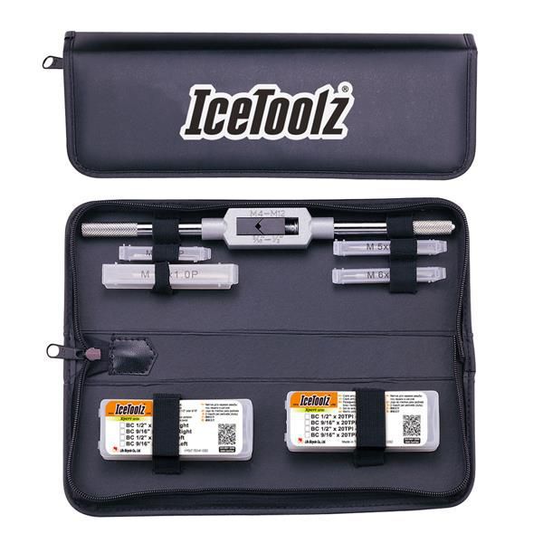 Набор метчиков для прогонки резьбы IceToolz E158