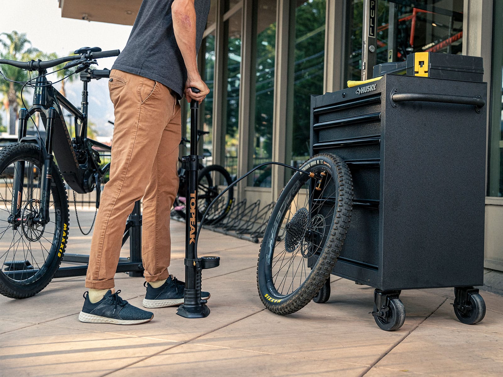 Напольный насос Topeak JOEBLOW Max II