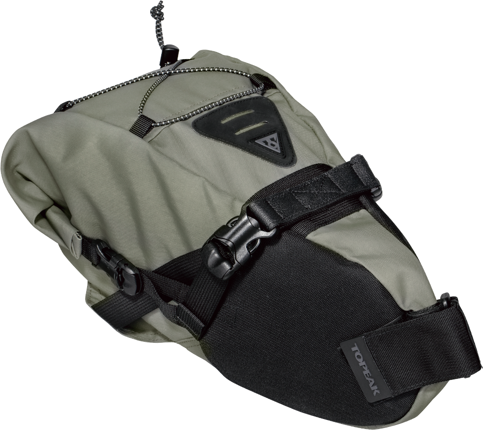 

Туристическая подседельная сумка TOPEAK BackLoader 6.0 L TBP-BL1B (черный / зеленый)