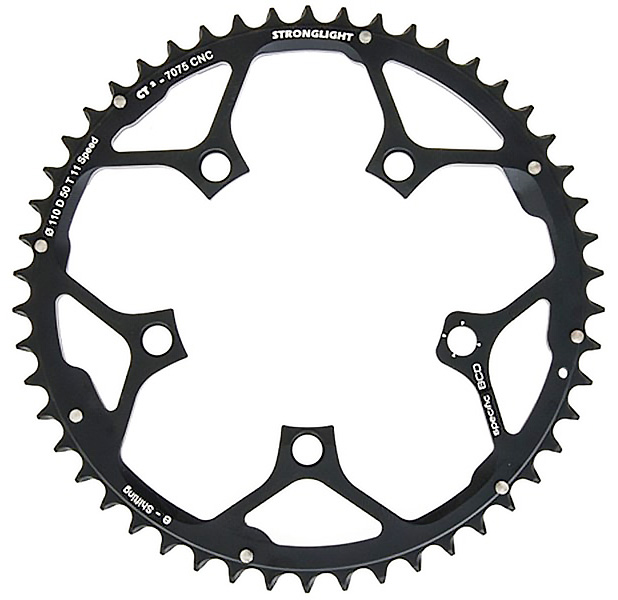 

Звезда системы Stronglight 7075-T6 CT для Campagnolo EPS Type D BCD110 11 скоростей (черный 50 BCD 110 мм)