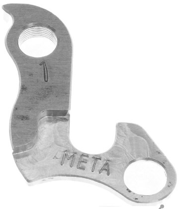 

Держатель заднего переключателя "петух" Meta №1 фрезерованный (серебристый)