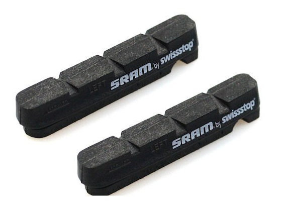 

Тормозные вкладыши SRAM для алюминиевых ободов (черный комплект 1 пара)