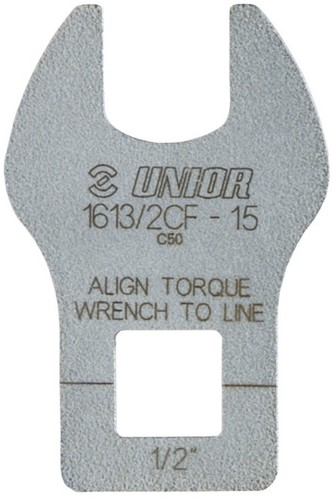 

Педальная рожковая вставка Unior 1613/2CF ("воронья лапка") для динамометрических ключей (15 мм)