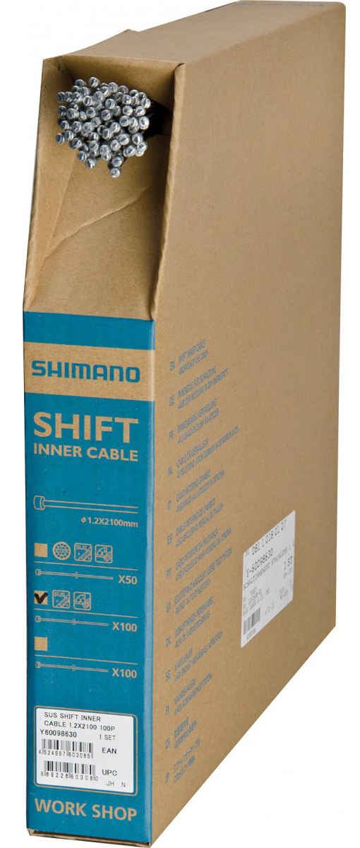 

Трос переключения Shimano из нержавеющей стали (2100 мм 1.2 мм)