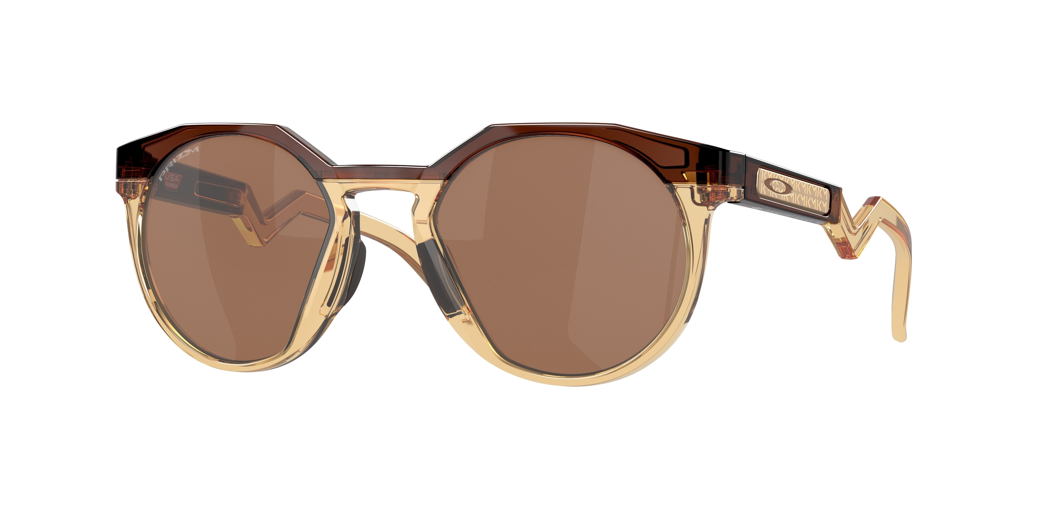 Очки солнцезащитные Oakley HSTN Matte Dark Amber Light Curry Brown/Prizm Tungsten