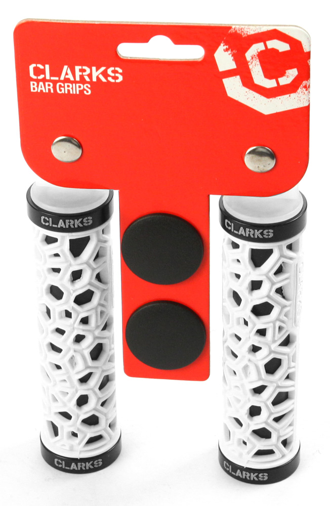 

Грипсы Clark's CL0208 с замком, двухкомпонентные (черный / белый)