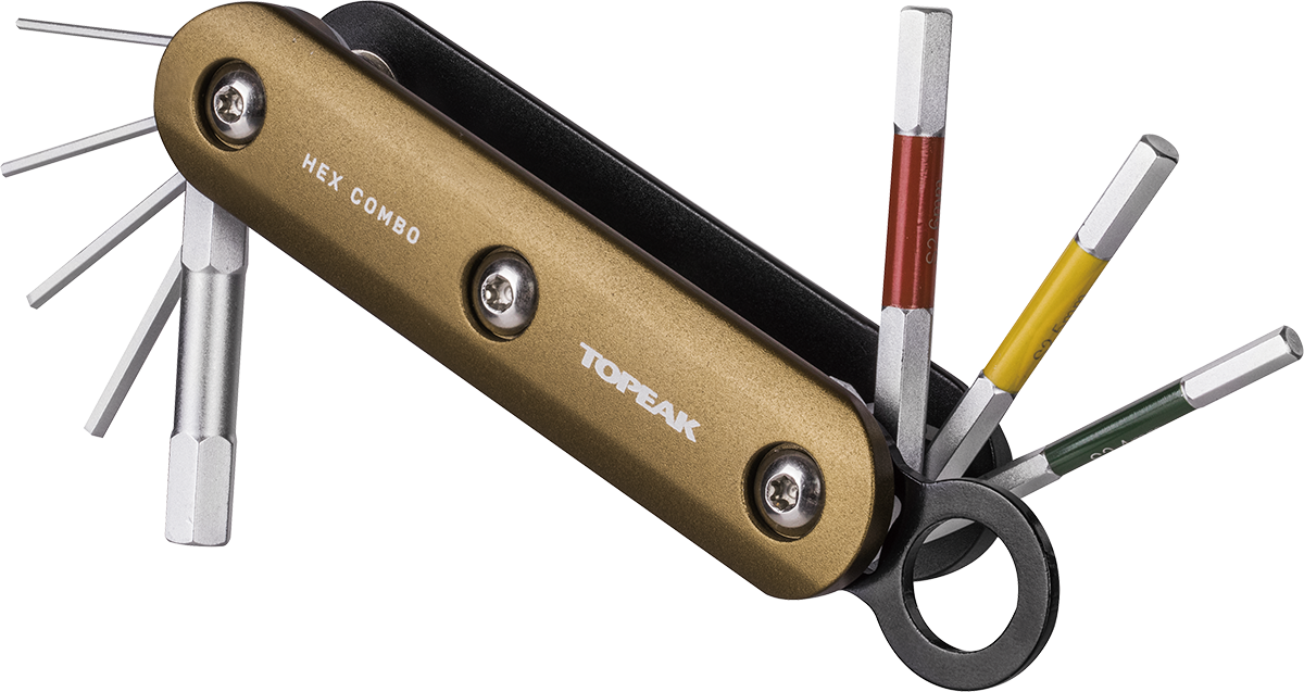 

Набор инструментов компактный Topeak Hex Combo TT2558 (бронзовый)