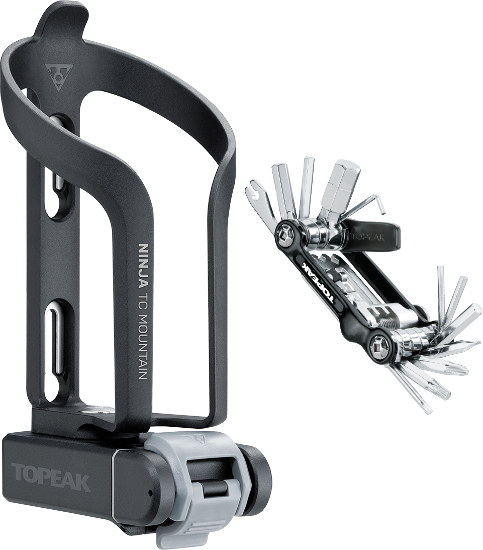 

Флягодержатель Topeak NINJA TC MOUNTAIN с мультитулом TNJ-TCM (черный)
