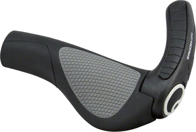 

Грипсы Ergon GP3-S с рогами (черный / серый)