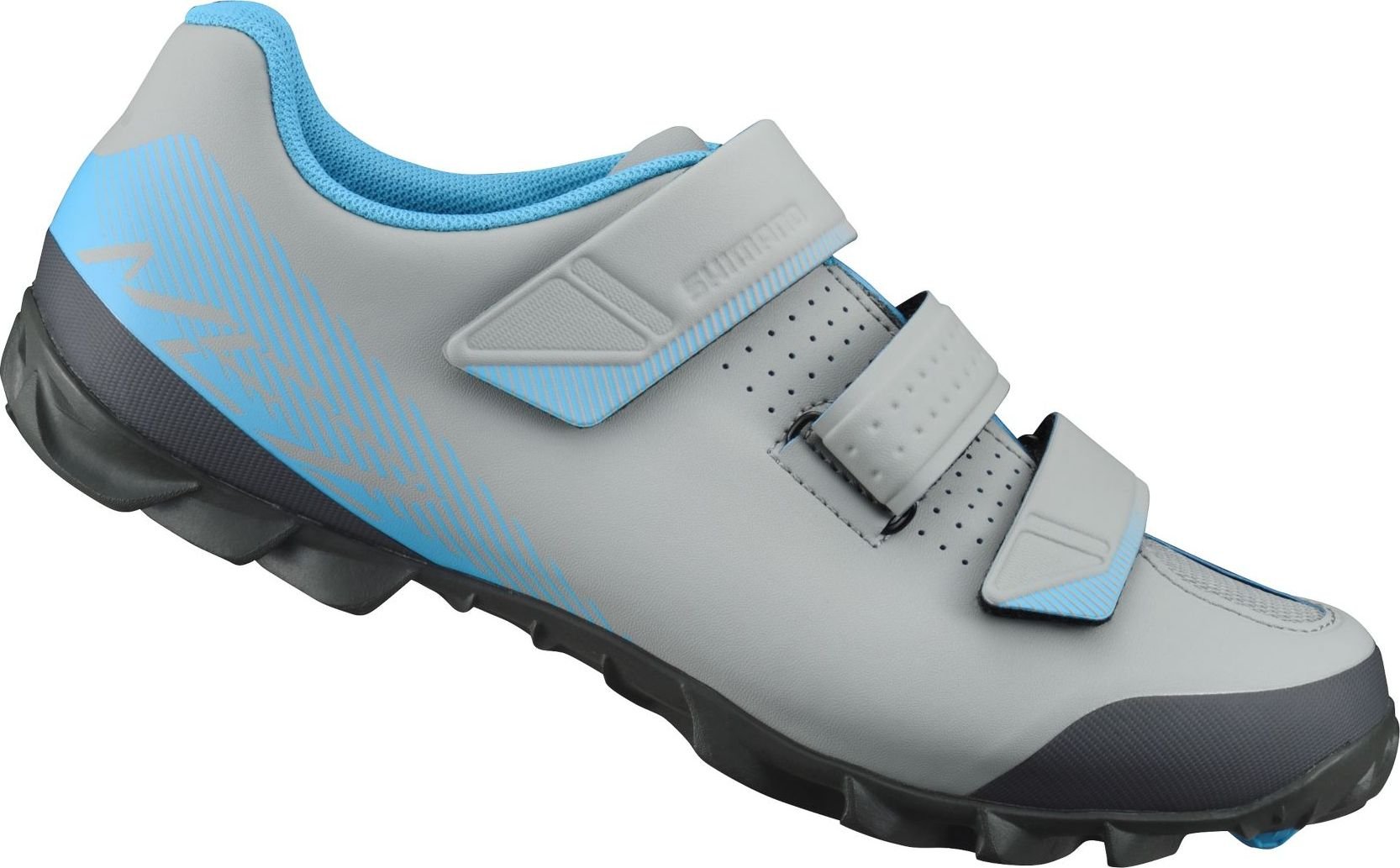 

Велотуфли Shimano SH-ME200 (серый / голубой 38 - 238 мм)