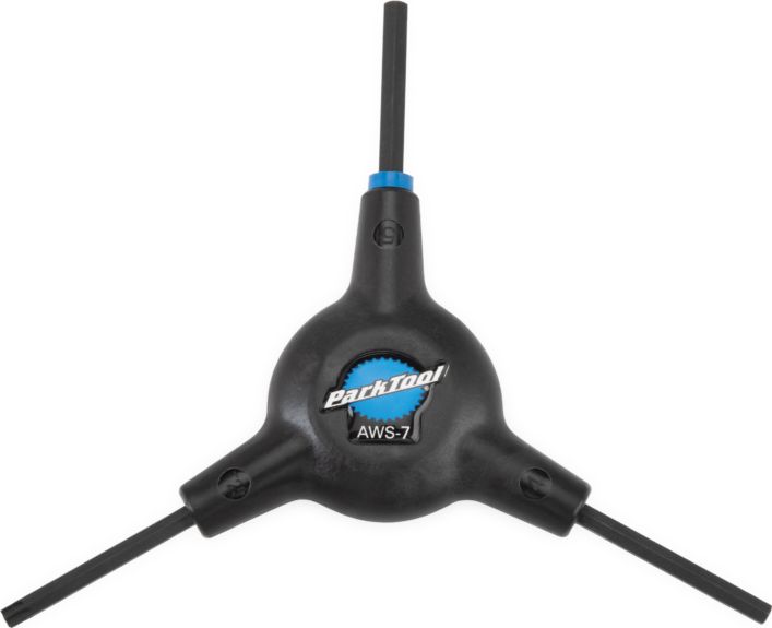 

Ключ Y-образный Park Tool с наконечниками Hex/Torx AWS-7 (черный / синий)