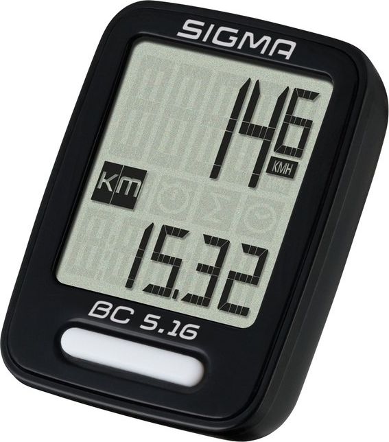 

Велокомпьютер Sigma Sport BC 5.16 проводной (черный)