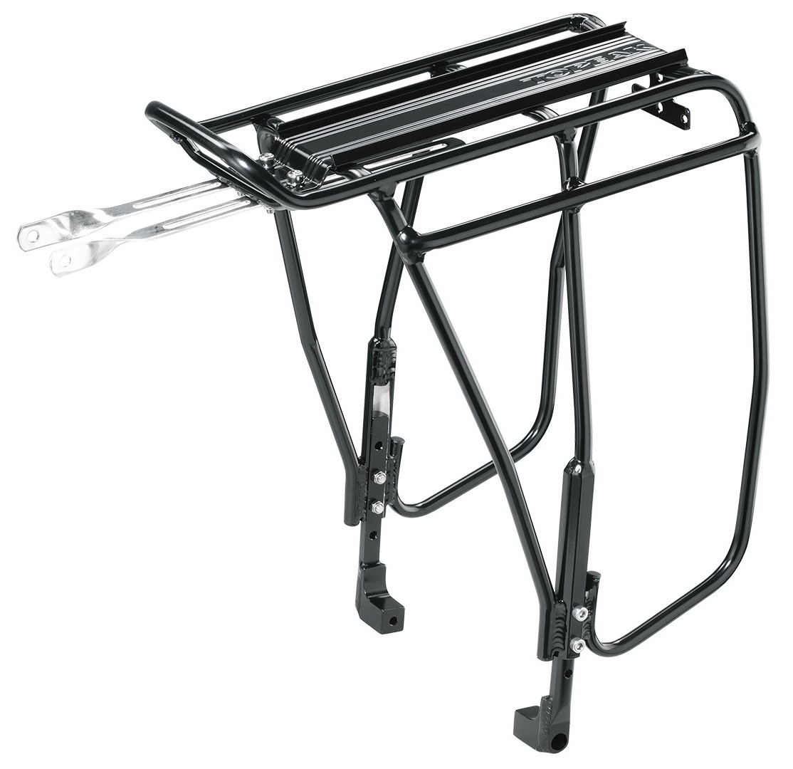 

Багажник Topeak Uni SuperTourist DX под дисковый тормоз универсальный размер 26", 27.5", 700c TA2051 (черный)