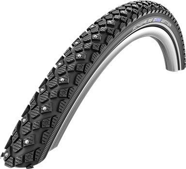 

Велопокрышка шипованная Schwalbe Winter 28" (светоотражающая полоса 700x35C (35x622) стальной)