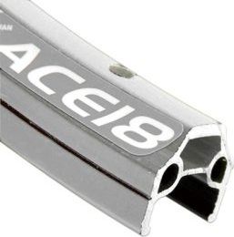 

Обод Alex Rims ACE18 24" (серебристый 17 мм ниппель (авто) 28 стенка двойная, без пистона 24" (507) для ободных и дисковых тормозов)