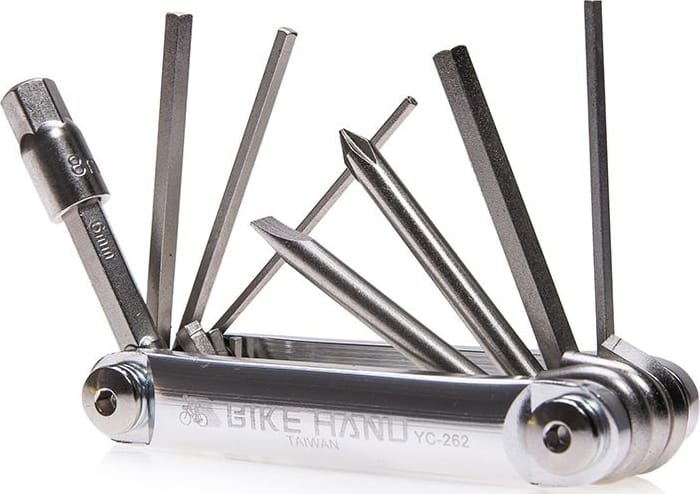

Набор инструментов складной Bike Hand YC-262 (серебристый)