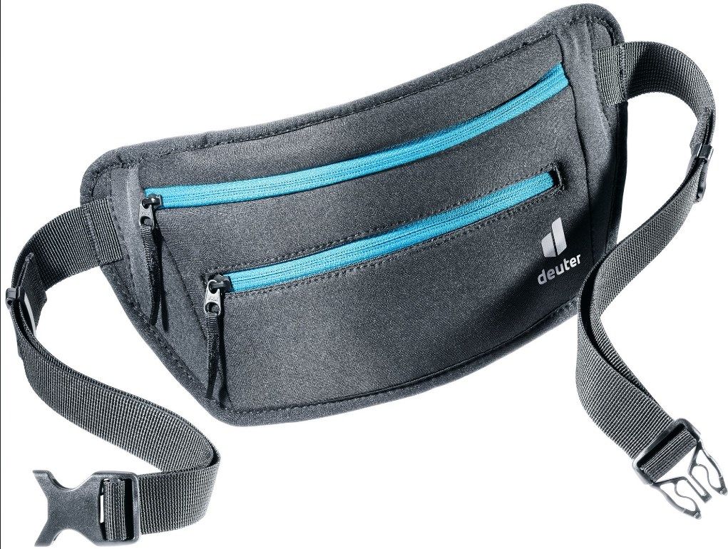 

Велосумка поясная Deuter 2021 Neo Belt II (черный / голубой)