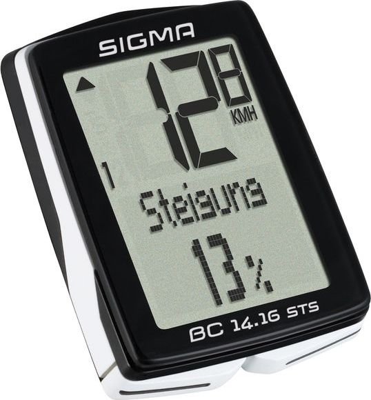 

Велокомпьютер Sigma Sport BC 14.16 STS беспроводной (черный / белый)