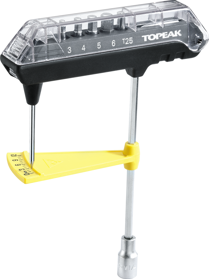 

Динамометрический ключ Topeak COMBOTORQ WRENCH и набор бит TPS-SP07 (черный / желтый)