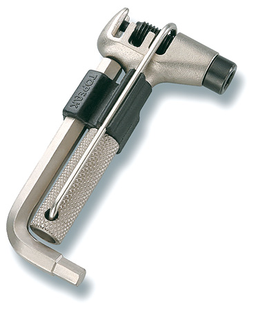 

Выжимка цепи и ключ Г-образный шестигранный Topeak Super Chain Tool (серебристый)
