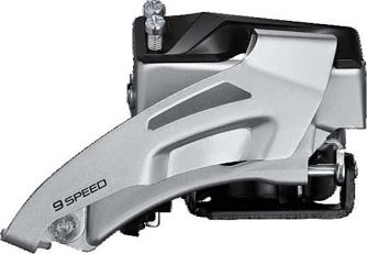 

Передний переключатель Shimano Altus FD-M2020 2x9 (Универсальная тяга, нижний хомут)