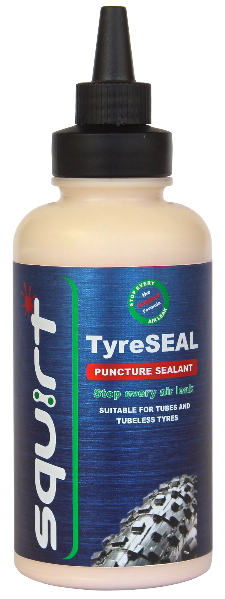 Фото Герметик антипрокольный для бескамерных покрышек Squirt SEAL. Купить Герметик антипрокольный для бескамерных покрышек Squirt SEAL  в Санкт-Петербурге, доставка по России