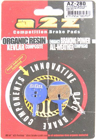 Фото Тормозные колодки A2Z 280 (Avid, Promax) gnn. Купить Тормозные колодки A2Z 280 (Avid, Promax) gnn  в Санкт-Петербурге, доставка по России