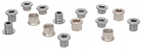 Фото Комплект бонок Stronglight для стандартных шоссейных систем на 5 лапок 3 звезды. Купить Комплект бонок Stronglight для стандартных шоссейных систем на 5 лапок 3 звезды  в Санкт-Петербурге, доставка по России