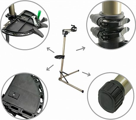 Фото Складной ремонтный стенд Bike Hand YC-100ST. Купить Складной ремонтный стенд Bike Hand YC-100ST  в Санкт-Петербурге, доставка по России