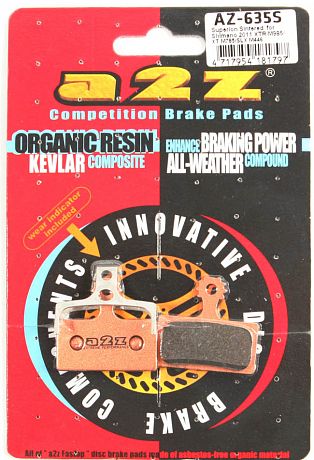 Фото Тормозные колодки A2Z 635 (Shimano) gnn. Купить Тормозные колодки A2Z 635 (Shimano) gnn  в Санкт-Петербурге, доставка по России