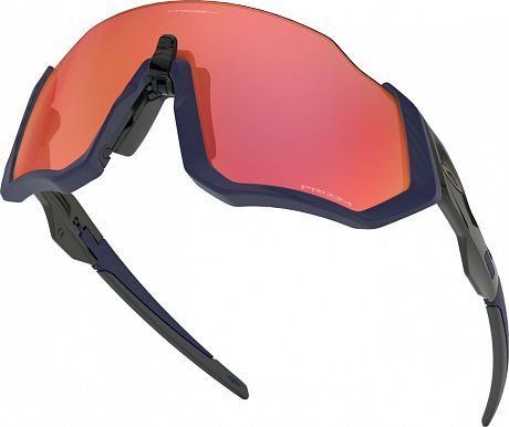 Фото Очки солнцезащитные Oakley Flight Jacket Matte Navy/Prizm Trail Torch. Купить Очки солнцезащитные Oakley Flight Jacket Matte Navy/Prizm Trail Torch  в Санкт-Петербурге, доставка по России