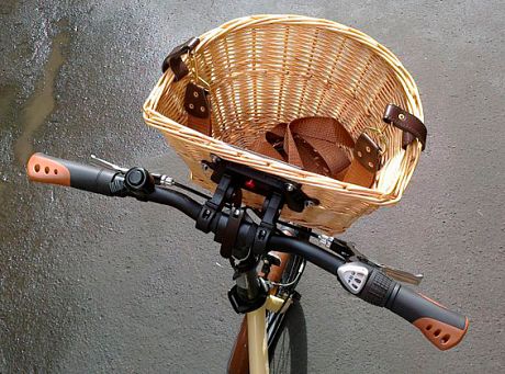 Фото Корзина на руль Shulz плетеная. Купить Корзина на руль Shulz плетеная  в Санкт-Петербурге, доставка по России