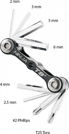 Фото Компактный набор инструментов Topeak NINJA TOOLBOX T8 TNJA-T8. Купить Компактный набор инструментов Topeak NINJA TOOLBOX T8 TNJA-T8  в Санкт-Петербурге, доставка по России